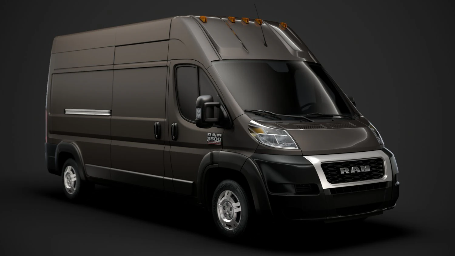 ram promaster cargo 3500 h3 159wb 2020 3D Model .c4d .max .obj .3ds .fbx .stl .blend 