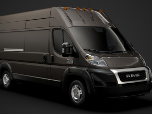 ram promaster cargo 3500 h3 159wb 2020 3D Model