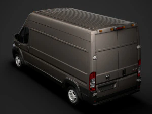 ram promaster cargo 3500 h3 159wb 2020 3D Model