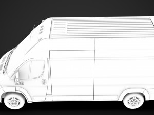 ram promaster cargo 3500 h3 159wb 2020 3D 모델