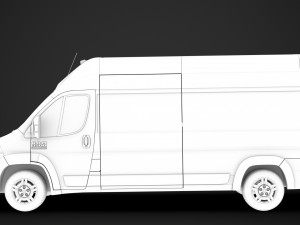 ram promaster cargo 3500 h3 159wb 2020 3D 모델