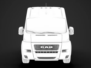 ram promaster cargo 3500 h3 159wb 2020 3D Model