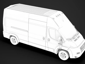 ram promaster cargo 3500 h3 159wb 2020 3D Model