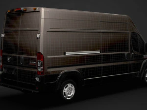 ram promaster cargo 3500 h3 159wb 2020 3D Model