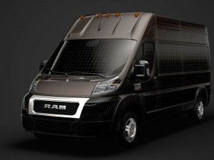 ram promaster cargo 3500 h3 159wb 2020 3D 모델