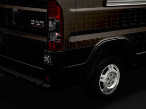 ram promaster cargo 3500 h3 159wb 2020 3D 모델