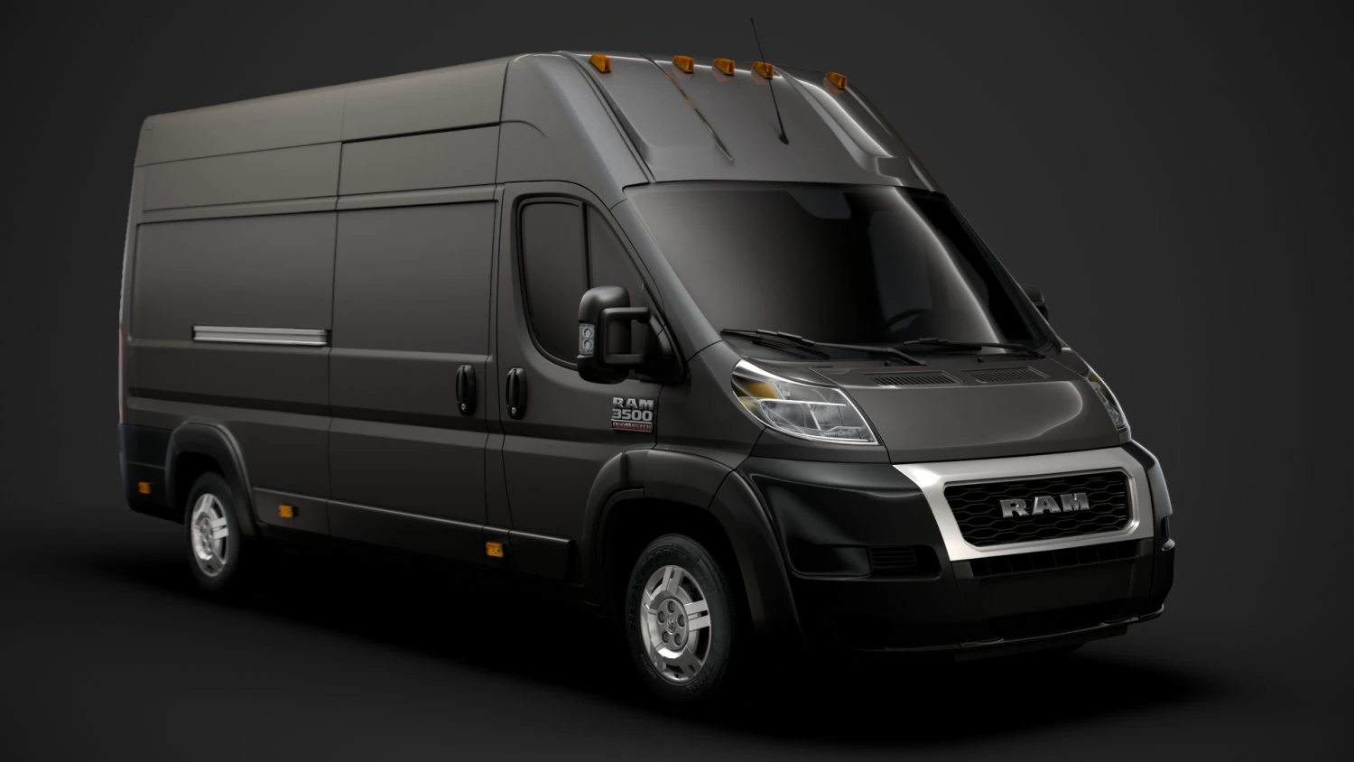 ram promaster cargo 3500 h3 159wb ext 2020 3D Model .c4d .max .obj .3ds .fbx .stl .blend 