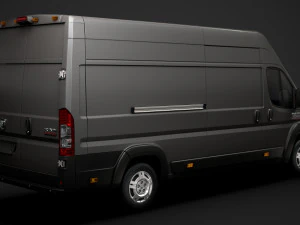 ram promaster cargo 3500 h3 159wb ext 2020 3D Model