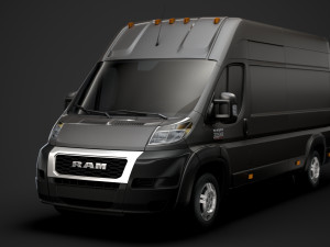 ram promaster cargo 3500 h3 159wb ext 2020 3D Model