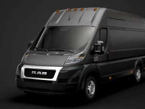 ram promaster cargo 3500 h3 159wb ext 2020 3D Model