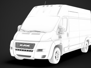 ram promaster cargo 3500 h3 159wb ext 2020 3D Model