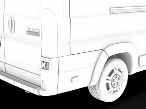 ram promaster cargo 3500 h3 159wb ext 2020 3D Model