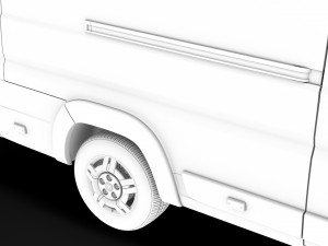ram promaster cargo 3500 h3 159wb ext 2020 3D Model