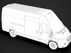 ram promaster cargo 3500 h3 159wb ext 2020 3D Model