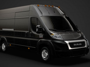 ram promaster cargo 3500 h3 159wb ext 2020 3D Model