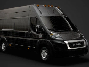 ram promaster cargo 3500 h3 159wb ext 2020 3D Model