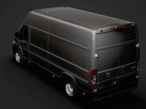 ram promaster cargo 3500 h3 159wb ext 2020 3D Model