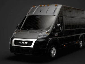 ram promaster cargo 3500 h3 159wb ext 2020 3D Model