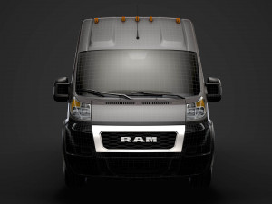 ram promaster cargo 3500 h3 159wb ext 2020 3D Model