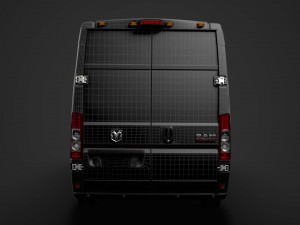 ram promaster cargo 3500 h3 159wb ext 2020 3D Model