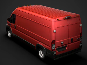 ram promaster cargo 3500 hr 159wb 2020 3D Model