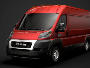 ram promaster cargo 3500 hr 159wb 2020 3D Model