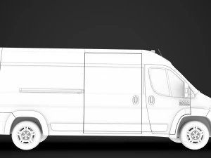 ram promaster cargo 3500 hr 159wb 2020 3D Model