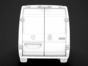 ram promaster cargo 3500 hr 159wb 2020 3D Model