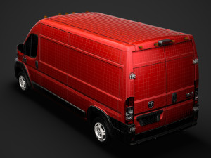ram promaster cargo 3500 hr 159wb 2020 3D Model