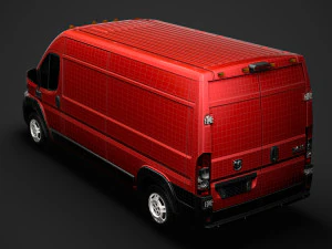 ram promaster cargo 3500 hr 159wb 2020 3D Model
