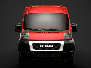 ram promaster cargo 3500 hr 159wb 2020 3D Model