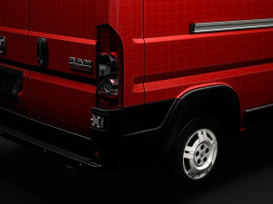 ram promaster cargo 3500 hr 159wb 2020 3D Model