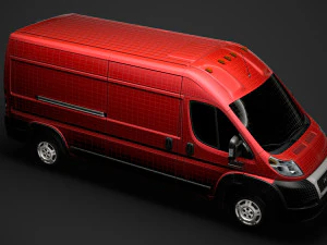 ram promaster cargo 3500 hr 159wb 2020 3D Model