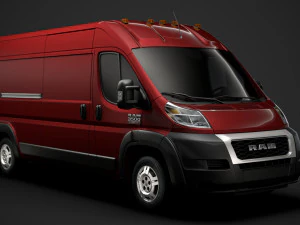 ram promaster cargo 3500 horas 159wb ext 2020 Modelo 3D