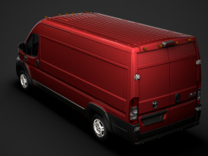 ram promaster cargo 3500 hr 159wb ext 2020 Modelo 3D