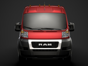 ram promaster cargo 3500 hr 159wb ext 2020 Modelo 3D