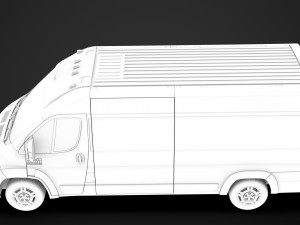 ram promaster cargo 3500 hr 159wb ext 2020 Modelo 3D