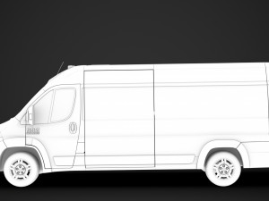 ram promaster cargo 3500 hr 159wb ext 2020 Modelo 3D