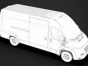 ram promaster cargo 3500 hr 159wb ext 2020 Modelo 3D