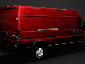 ram promaster cargo 3500 hr 159wb ext 2020 Modelo 3D