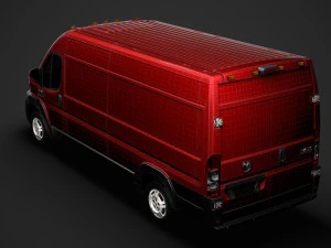 ram promaster cargo 3500 hr 159wb ext 2020 3D Model