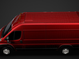 ram promaster cargo 3500 hr 159wb ext 2020 Modelo 3D