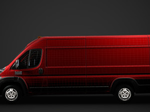ram promaster cargo 3500 hr 159wb ext 2020 Modelo 3D