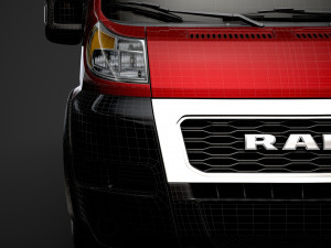 ram promaster cargo 3500 hr 159wb ext 2020 Modelo 3D