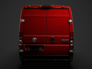 ram promaster cargo 3500 hr 159wb ext 2020 Modelo 3D