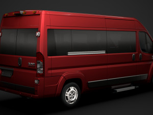 ram promaster window van 2500 hr 159wb 2020 3D मॉडल