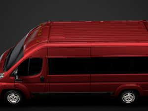 ram promaster window van 2500 hr 159wb 2020 3D मॉडल