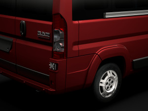 ram promaster window van 2500 hr 159wb 2020 3D मॉडल