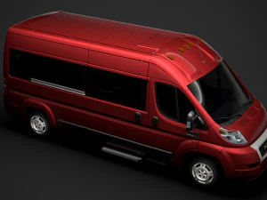 ram promaster window van 2500 hr 159wb 2020 3D Model