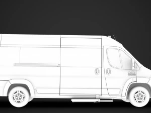 ram promaster window van 2500 hr 159wb 2020 3D Model
